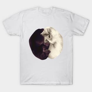 yin-yang dogs T-Shirt